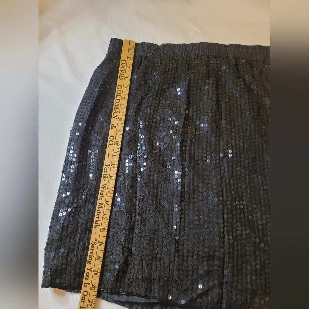 NWT Deadstock Vintage Tina 100% Silk Sequin Skirt sz M